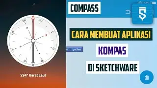 How to Create a Simple Compass App in Sketchware [Bahasa Indonesia]