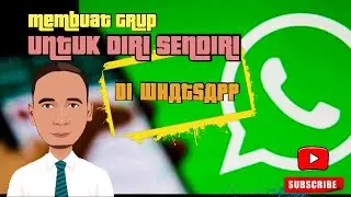 Cara membuat grup WA untuk diri sendiri #whatsapp