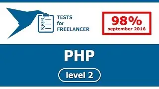 Freelancer - PHP - level 2 - test (95%)