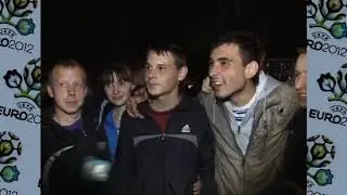 Игорь Ефименко на Euro 2012 в Парке Спорта А.Смертина (Наши Новости на ТНТ)