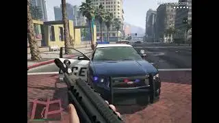 Очень эпичная перестрелка с копами за Тревора Филипса в GTA V Grand Theft Auto V Выпуск 56