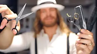 [ASMR] Rude English Barbershop 💈 Full treatment (Cut, Wash & Style)
