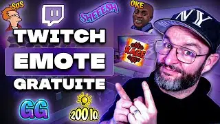 EMOTES Twitch GRATUITES (free download twitch emote)