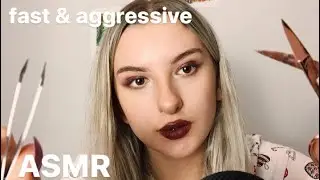 ASMR: fast & aggressive plucking negative energies 🕊