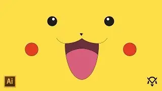 Pikachuu !! | Illustrator Tutorial | Tech Mo's