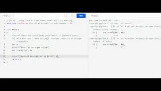 C program to input an integer using scanf and understand working of scanf||C program||Learn program