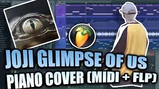 Joji - Glimpse Of Us (MIDI + FLP) (FL Studio Piano Tutorial / Cover)