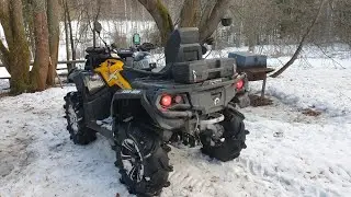 Тест Резины 30 Gorilla по снегу на Can-Am Brp Outlander 1000 XMR