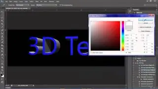 Photoshop CS6: Creating 3D Text
