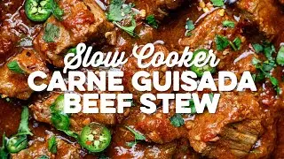 Crock Pot Carne Guisada { Mexican Beef Stew } | Supergolden Bakes