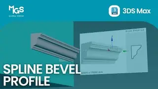 How to Use the Spline Bevel Profile in 3DS Max