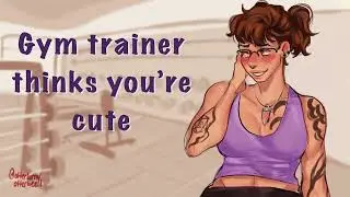 ASMR Voice Acting: Shy Gym Trainer, part 1 (Female x Listener)