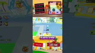 WINNER OF THE FREE RAINBOW HUGE KOI FISH! In Roblox Pet Simulator 99 #fyp #roblox #petsim99 #shorts