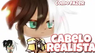 COMO FAZER CABELO REALISTA PRETO E BRANCO ¥ TUTORIAL ¥ ibis paint/ gc