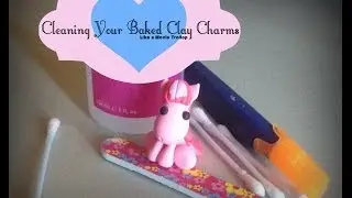 How I Clean and remove fingerprints from Baked Polymer Clay
