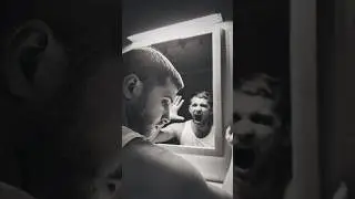 Creative mirror photo idea: “Scream inside me” 