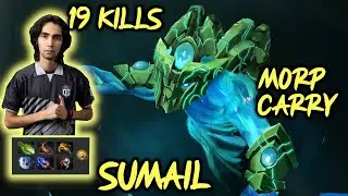 SumaiL Morp 19 kills Broken Aghs build + Sandking Pro carry dota 7.28b fullgameplay