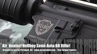 Air Venturi Hellboy BB Rifle! - Semi-Automatic, Full Metal Replica Airgun! - Review by AirgunWeb