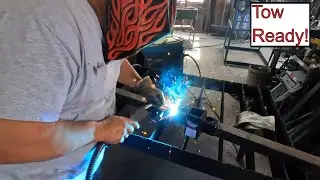 Welding Trailer Hitch on Van: JK Smith Welding Service