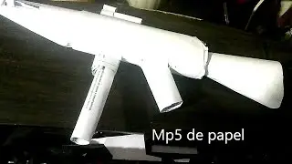como hacer una mp5 de papel