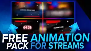 FREE ANIMATION PACK FOR STREAM! [OBS STREAMER PACK]