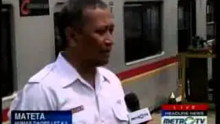 Anak NTT reporter yarnes foni di rel anjlok