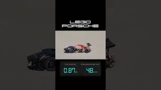 Lego Porsche 911 48km/h #lego #legotechnic #legoporsche #legocreator #legospeedchampions #legorc #rc
