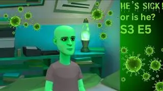 Classic Caillou fakes himself Sick