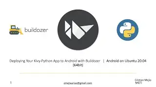 Deploying Your Kivy-Python App to Android with Buildozer | Android on Ubuntu 20.04 (64bit)