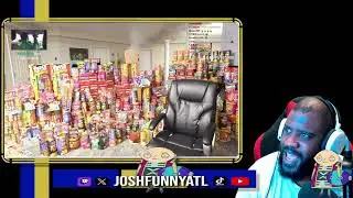 The Roof Is on Fire Kai Cenat Fireworks Reaction