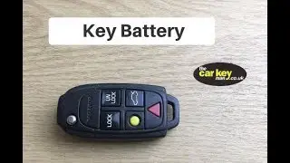 Volvo Flip key S40 V40 S60 S80 XC90 Key Battery HOW TO change