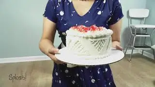Cake sitting inspired by the 1960's