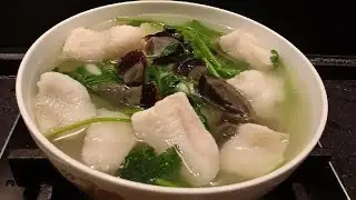 Fish Soup with Century Eggs and Coriander