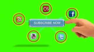 2022 Green Screen 3D Social Media Lower Third    AllGreenScreen