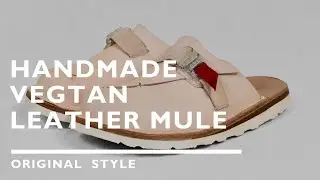 Handmade Vegetable Tanned Leather Mule