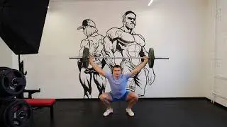 Рывок штанги от коленей