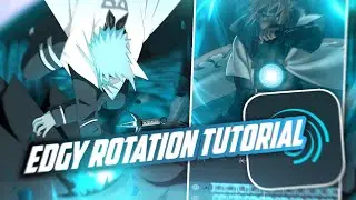 EDGY ROTATION AMV TUTORIAL | ALIGHT MOTION