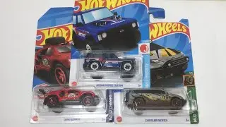 Unboxing Hot Wheels Nissan Patrol Custom, Sand Burner, Chrysler Pacifica