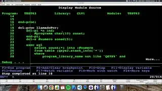 Coding in RPG (IBM i/AS400). How to know from what program am I been called.