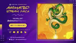Dragon Ball Z Twitch Overlay Pack — Animated Stream Package