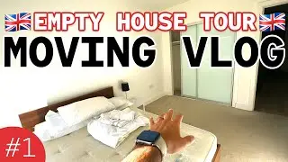 Empty House Tour  + we are HOMELESS! 🤯 | LONDON MOVING VLOG  🏠 #1