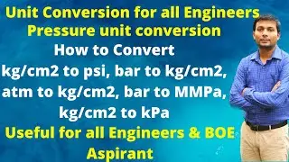 Unit Conversion in Hindi | Pressure Unit Conversion in Hindi | Unit Conversion in Engineering