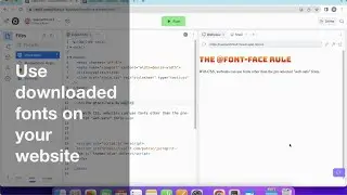 How to use downloaded font on website