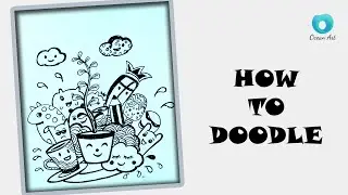 Doodle Art for Beginners | How To Doodle - Step By Step