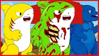 EVOLUTION OF BLOOP ZOMBIE vs Godzilla, Sharkzilla, Dinosaurs - Monsters Coffin Dance