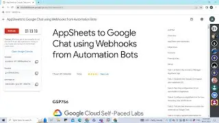 AppSheets to Google Chat using Webhooks from Automation Bots 