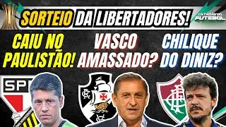 São Paulo ELIMINADO🔥VASCO Caiu!🤔Sorteio da Libertadores🔎Chilique do diniz?