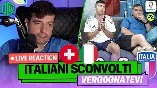 SVIZZERA-ITALIA 2-0 LIVE REACTION | 