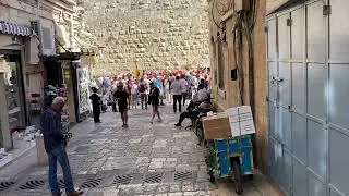 2023 Israel Trip 25 - Bagpipes, Temple Mount, Saying good bye, Waiting for Flight
