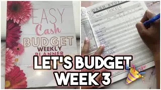BUDGET WEEK 3! BUDGET WITH ME PAYCHECK TO PAYCHECK 2022! BUDGETING FOR BEGINNERS! JUNE BUDGET 2022!